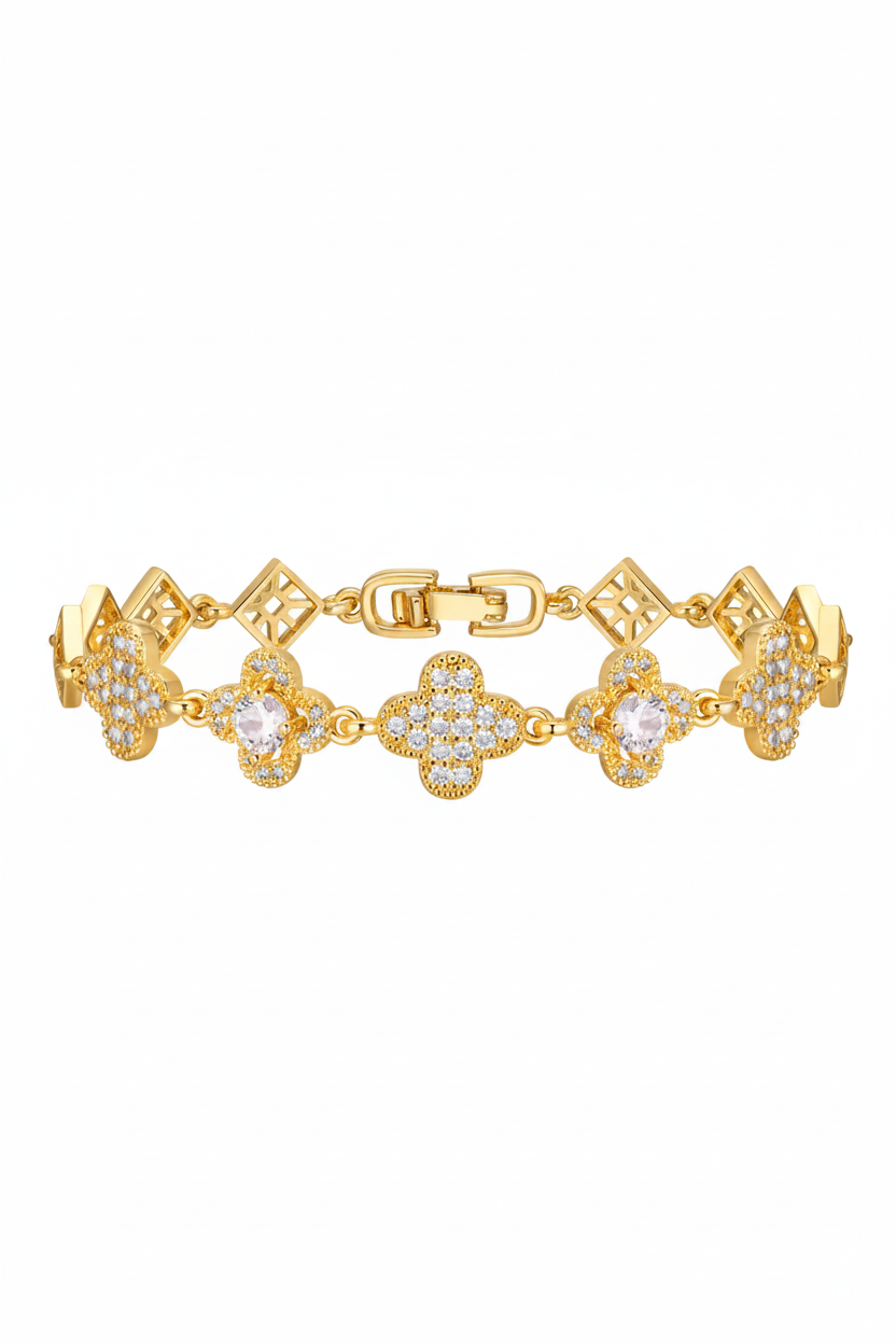 Bracelet doré format portrait