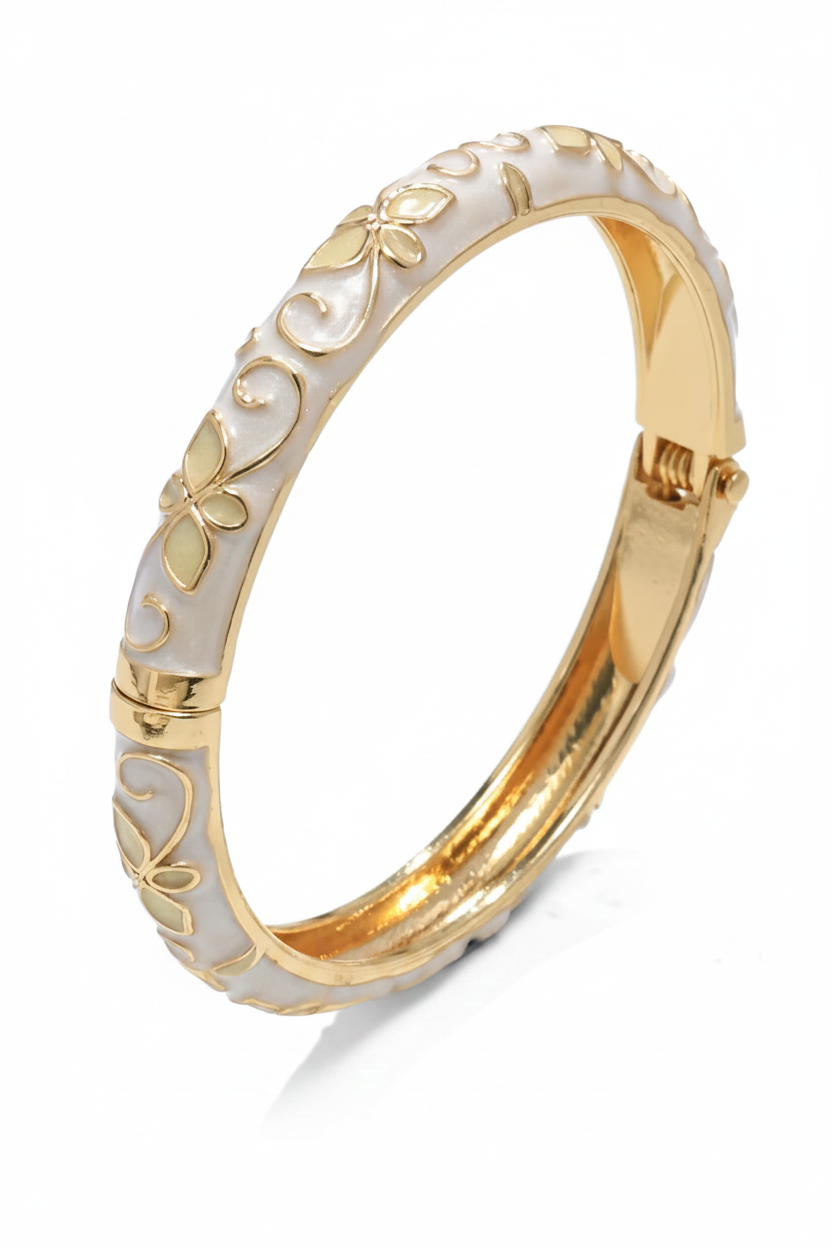 Bracelet émail blanc 9:16