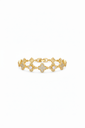 Bracelet trèfle doré plus petit