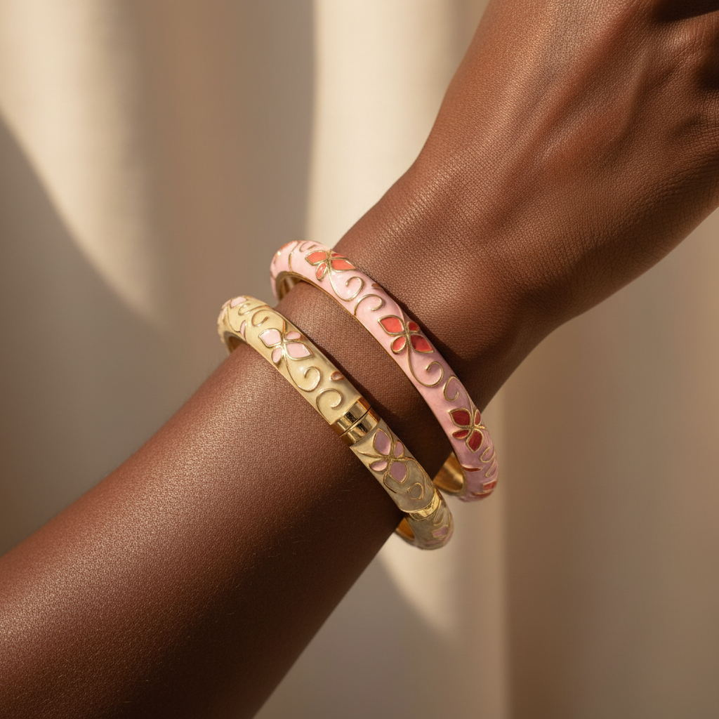 Rendu naturel des deux joncs empilés